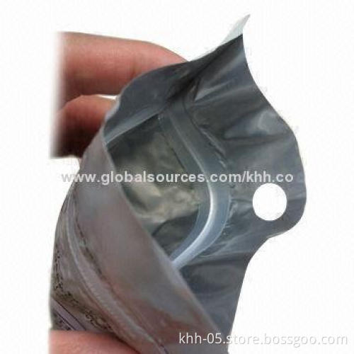Food Bag, Made of Kraft Paper, Laminated with Aluminum Foil